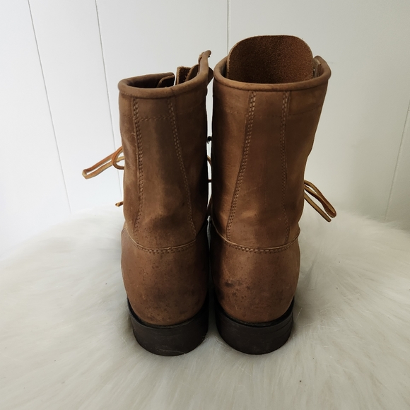 60's/70's Brown Printed Crocodile Leather Toe Boots by Justin main image 1